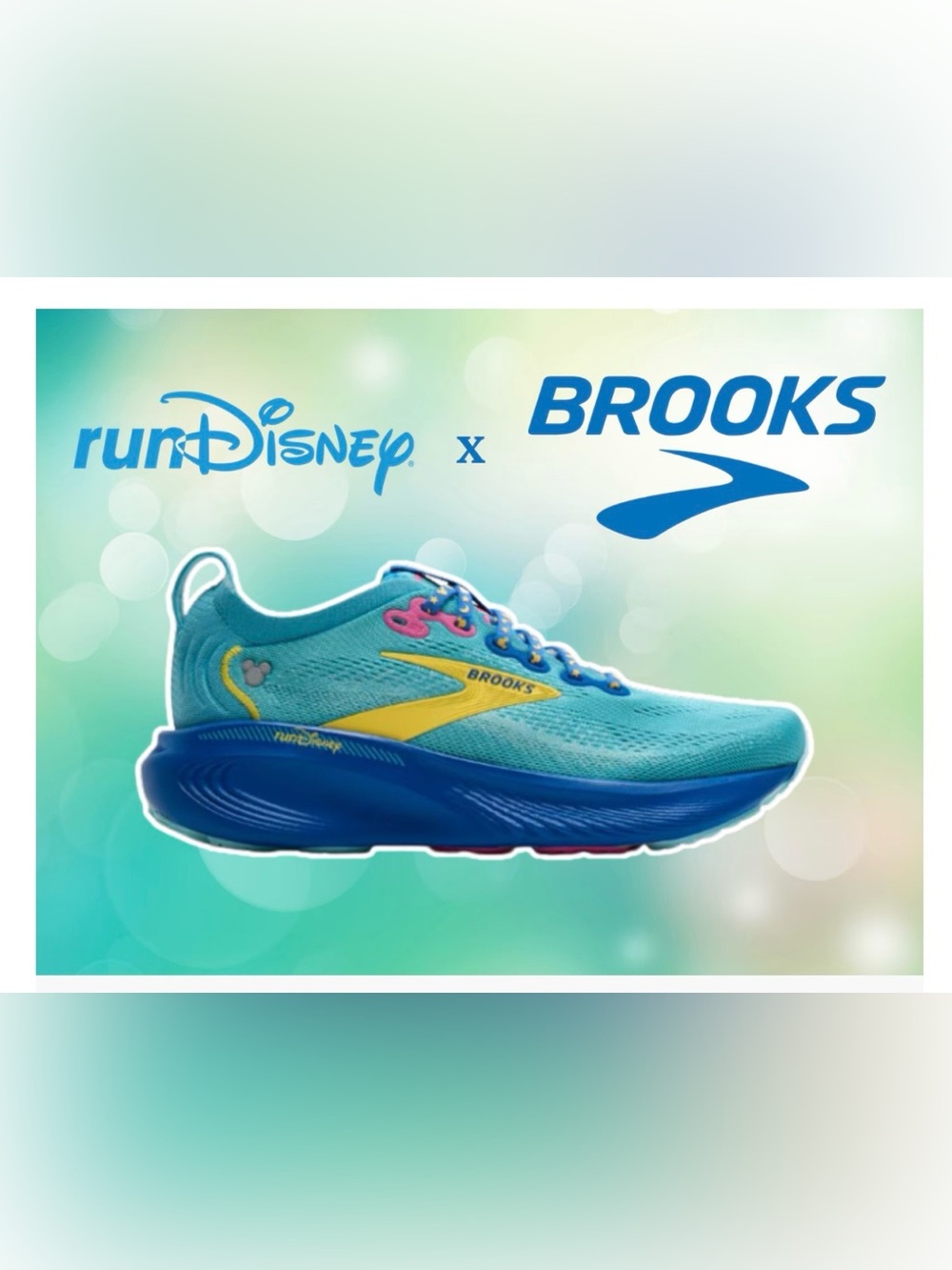 Brooks runDisney special-edition Adrenaline GTS 25 - BRAND NEW WITH BOX